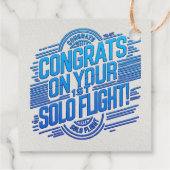 おめでとうの第1回ソロ飛行！ フェイバータグ (裏面)