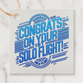 おめでとうの第1回ソロ飛行！ フェイバータグ (正面)