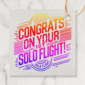 おめでとうの第1回ソロ飛行！ フェイバータグ (裏面)