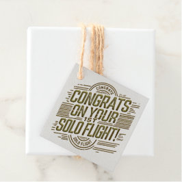 おめでとうの第1回ソロ飛行！ フェイバータグ