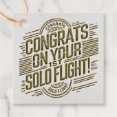 おめでとうの第1回ソロ飛行！ フェイバータグ (正面)