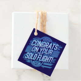 おめでとうの第1回ソロ飛行！ フェイバータグ