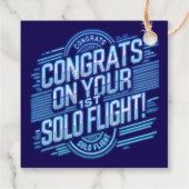 おめでとうの第1回ソロ飛行！ フェイバータグ (裏面)