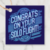 おめでとうの第1回ソロ飛行！ フェイバータグ (正面)