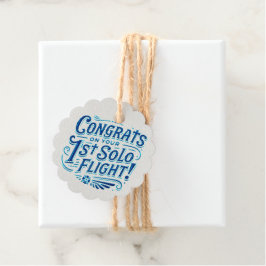 おめでとうの第1回ソロ飛行！ フェイバータグ