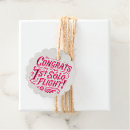 おめでとうの第1回ソロ飛行！ フェイバータグ