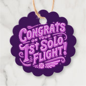 おめでとうの第1回ソロ飛行！ フェイバータグ (正面)