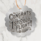 おめでとうの第1回ソロ飛行！ フェイバータグ (裏面)