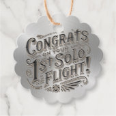 おめでとうの第1回ソロ飛行！ フェイバータグ (正面)