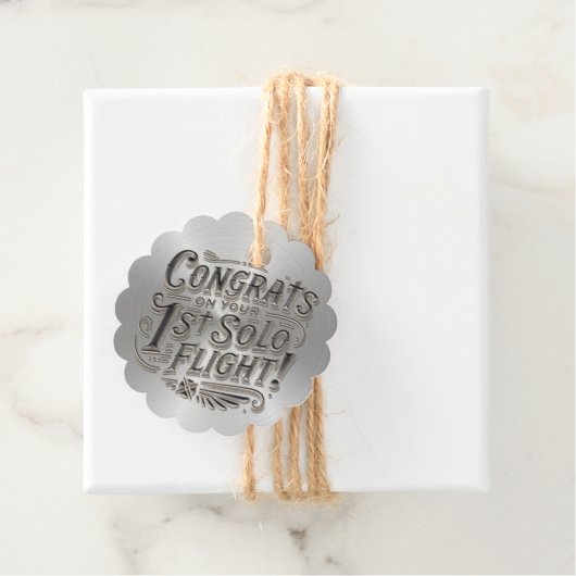 おめでとうの第1回ソロ飛行！ フェイバータグ (インサイチュ)