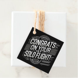 おめでとうの第1回ソロ飛行！ フェイバータグ