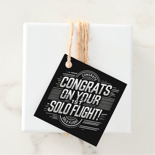 おめでとうの第1回ソロ飛行！ フェイバータグ (インサイチュ)