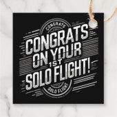 おめでとうの第1回ソロ飛行！ フェイバータグ (裏面)