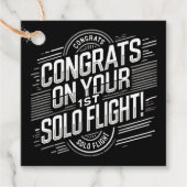 おめでとうの第1回ソロ飛行！ フェイバータグ (正面)