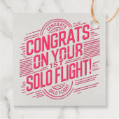 おめでとうの第1回ソロ飛行！ フェイバータグ (裏面)