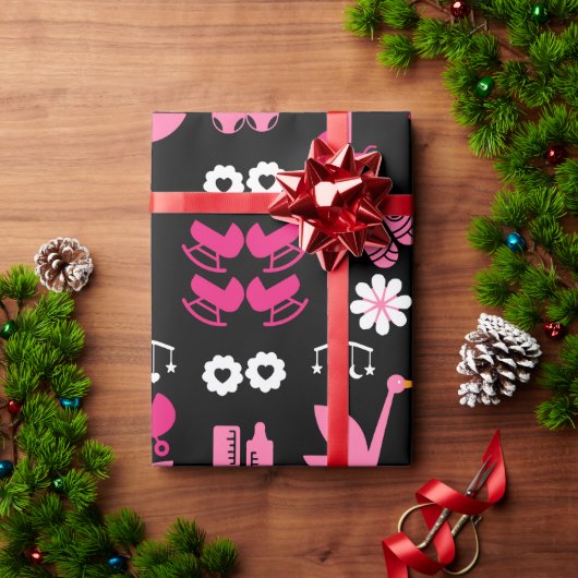 おめでとうの花配達ツインガールズ ラッピングペーパー (クリスマスギフト)