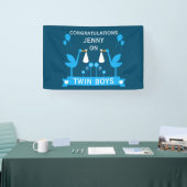 おめでとうの花配達ツインボーイ 横断幕 (トレードショー)