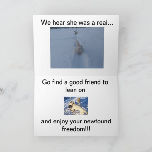 おめでとうの離婚! カード (内部)