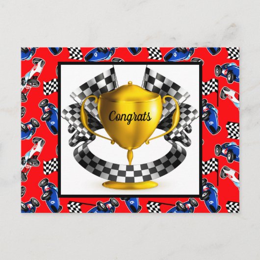 おめでとうはがき ポストカード (正面)