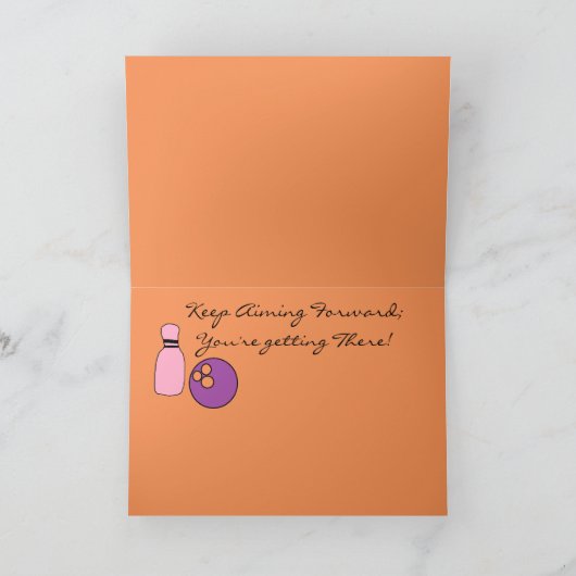 おめでとうはボーリングカードを卒業させます カード (内部)