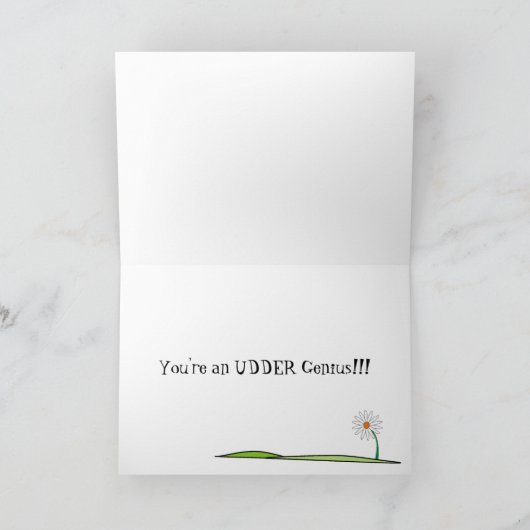 おめでとうは.....乳房の天才をあなたは卒業させます カード (内部)