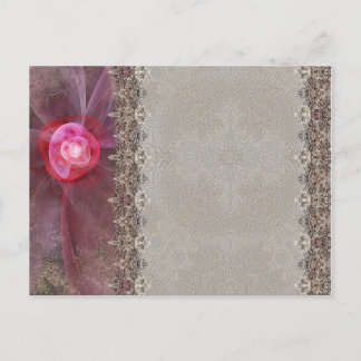 おめでとうや招待状のためのロマンチックなカード ポストカード