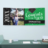 おめでとうをグラッド1枚に毎年 横断幕 (トレードショー)