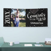 おめでとうをグラッド1枚に毎年 横断幕 (トレードショー)