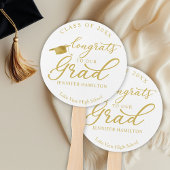 おめでとうを卒業シンプルしたエレガント時 ハンドファン