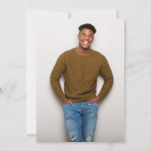 おめでとうを卒業シンプル招待状 招待状 (裏面)