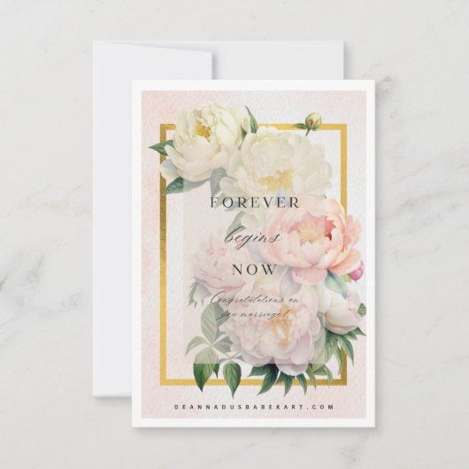 おめでとうアートカード サンキューカード (正面)