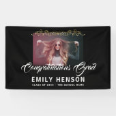 おめでとうエレガントグラードオーナメント写真 横断幕 (横)