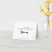 おめでとうエレガントニューホーム実在エステート カード (黄色い花)