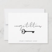 おめでとうエレガントニューホーム実在エステート カード (正面)