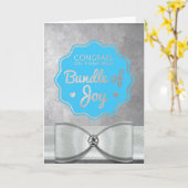 おめでとうオンザニューバンドルオブジョイカード カード (黄色い花)