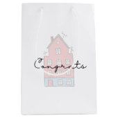 おめでとうオンザニューホーム抱き枕 ミディアムペーパーバッグ (正面)