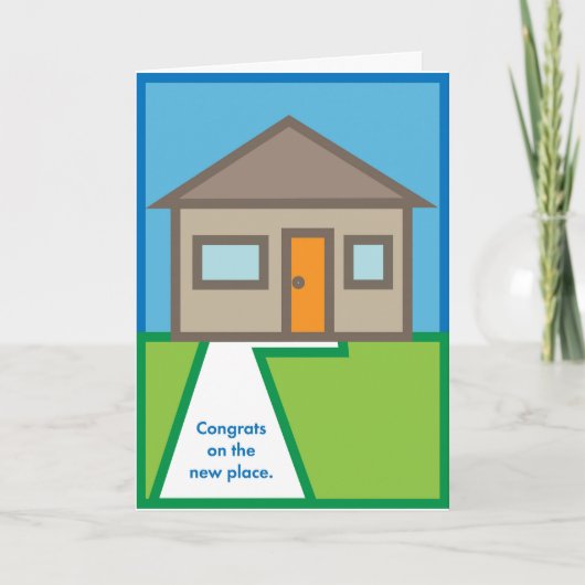 おめでとうオンニュープレイス カード (正面)