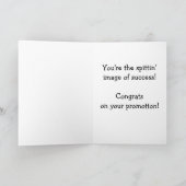 おめでとうオンプロモーション – ラマ カード (内部)