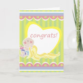 おめでとうオン新生児カード カード (正面)