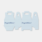 おめでとうカジュアルダークブルー フェイバーボックス (折り畳みなし)