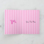 おめでとうカスタマイズ可能な女の子- カード (内部)