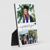 おめでとうカスタムグラード3写真部卒業 フォトプラーク (側面)