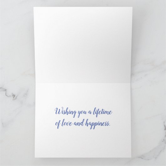 おめでとうカスタムバララージ結婚ズカード カード (内部)