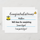 おめでとうカードかわいい顔 シーズンカード (正面/裏面)