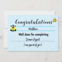 おめでとうカードかわいい顔 – 青