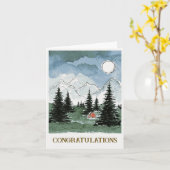 おめでとうカードキャンプ カード (黄色い花)