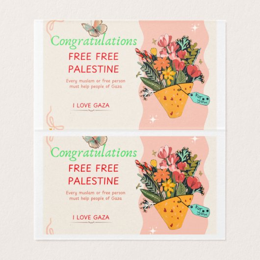 おめでとうカード (内部フラット)