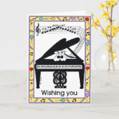 おめでとうカード カード (黄色い花)