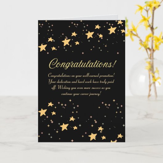 おめでとうカード カード (黄色い花)