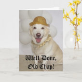 おめでとうカード カード (黄色い花)